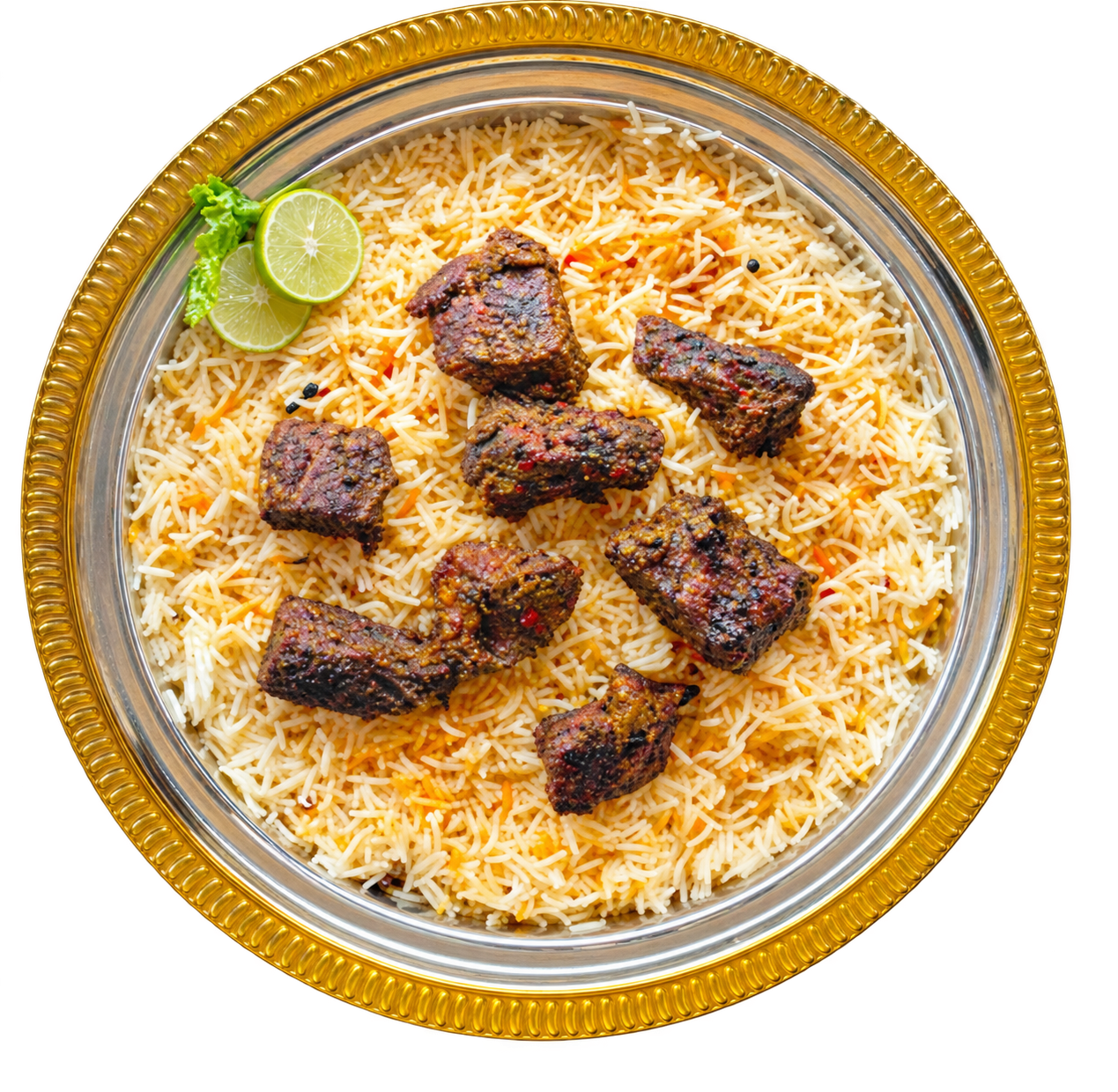 Beef kanthari mandhi with bird's eye chili