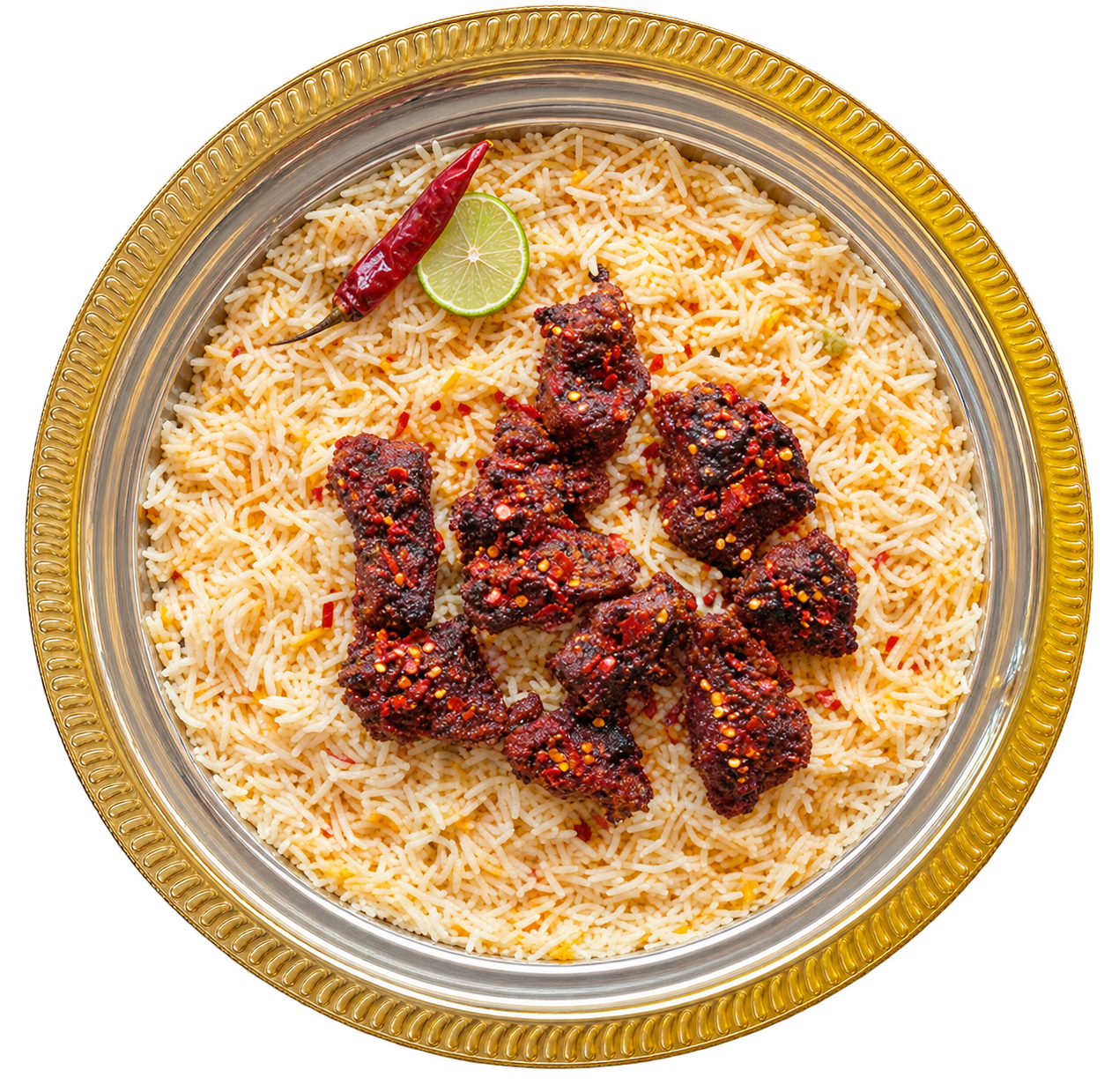 Beef peri peri platter with smoky glaze