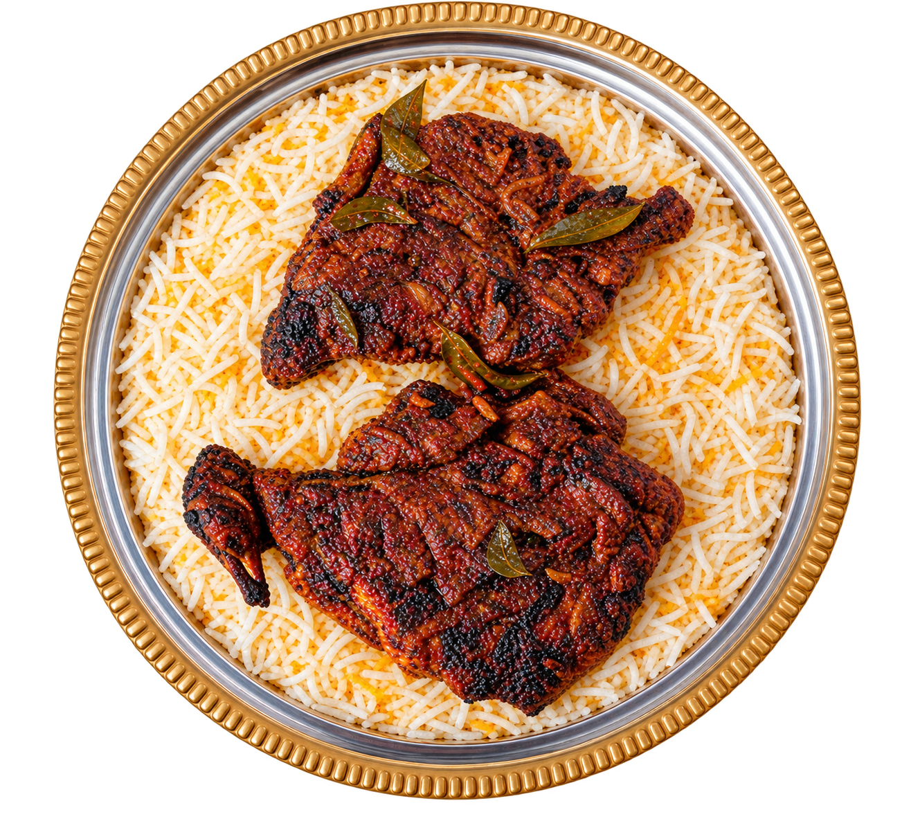 Jallikkettu mandhi grand festive platter